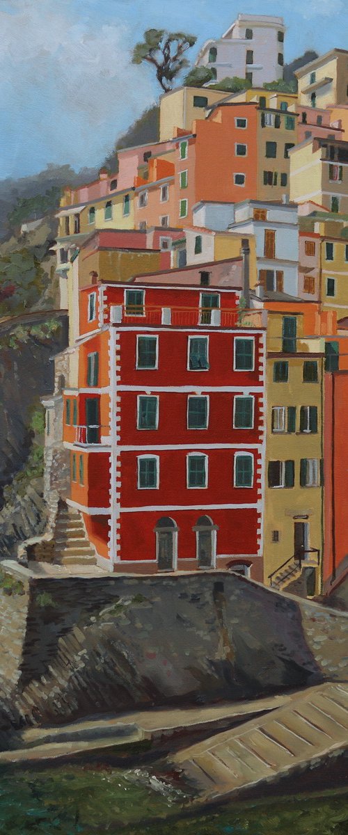 Riomaggiore, Cinque Terre by Tom Clay