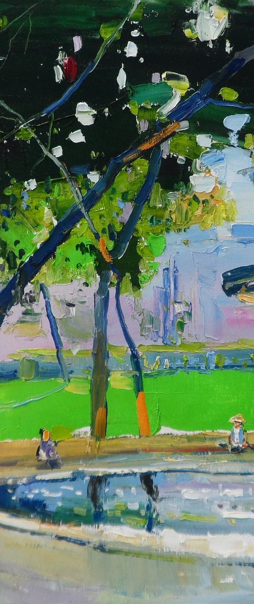 "city ​​garden " by Yehor Dulin