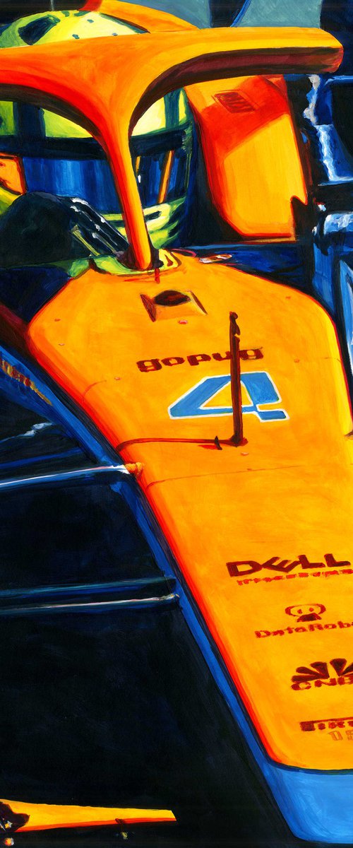 Lando Norris McLaren MCL36 by Alex Stutchbury