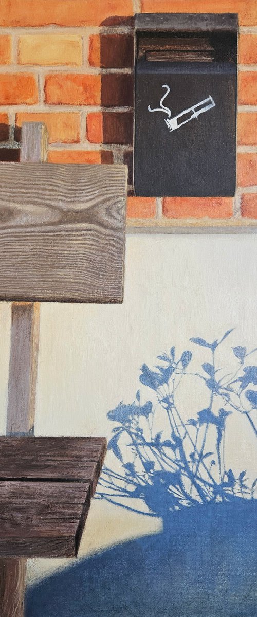 Smoker's Shadow by Eliza Kołodziej