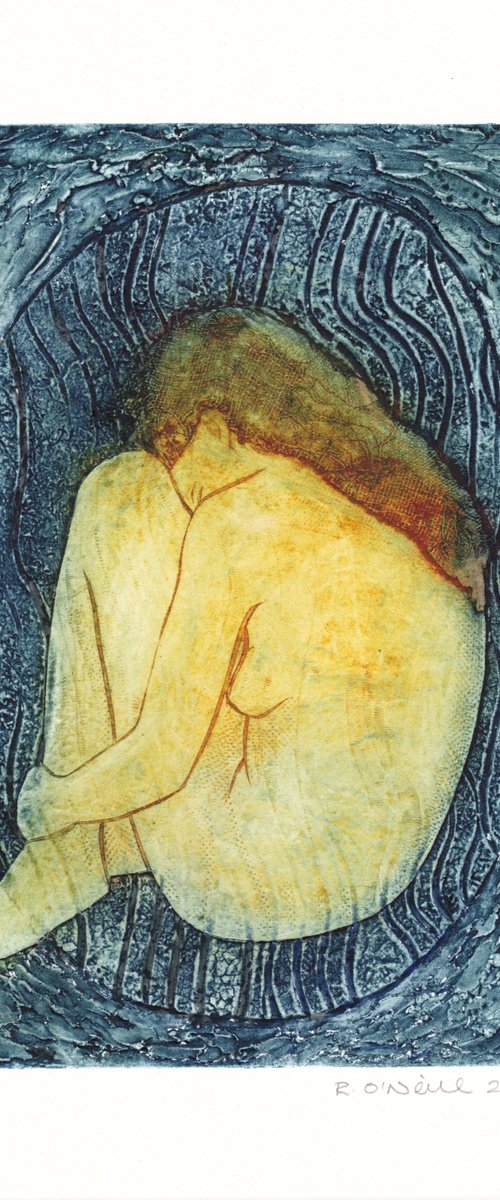 Seated female nude by Rory O’Neill