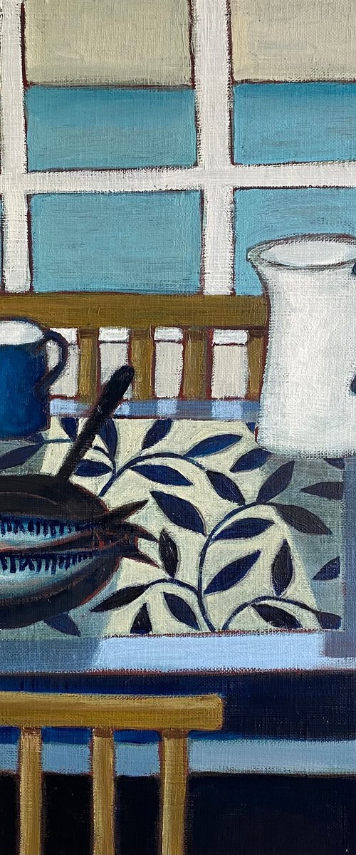 Still Life with Mackerel by Nigel Sharman