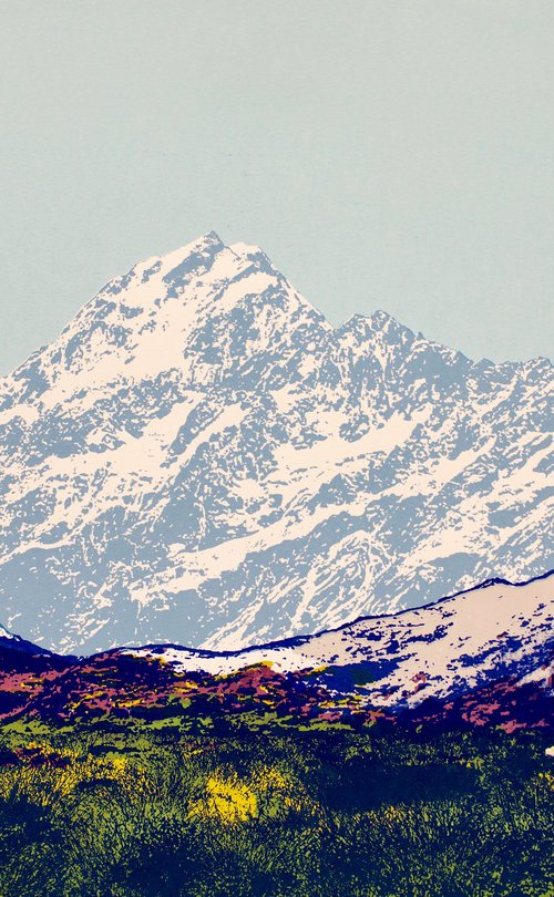 Hooker Valley View of Mt Cook by Talia Russell