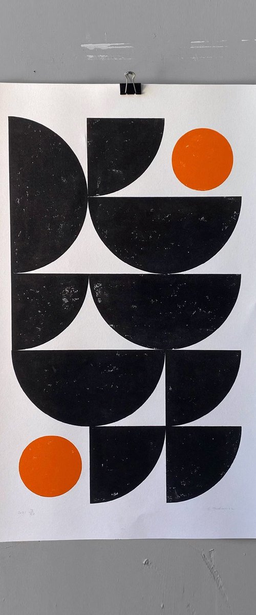 Original Block Print by Sean Thornhill