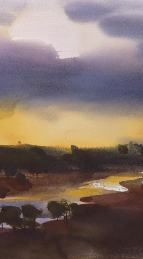 The stream of a dusk by Prashant Prabhu