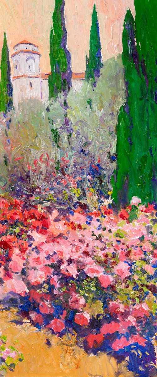 Mediterranean Rose Garden by Suren Nersisyan