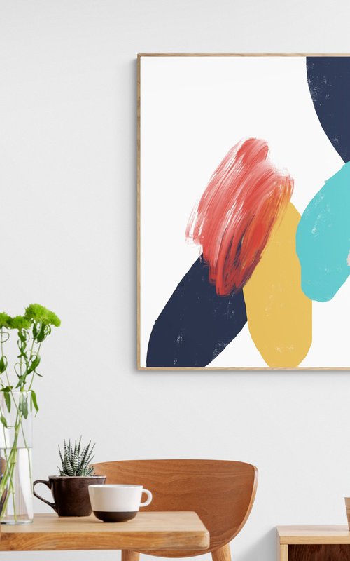 Square with bold shapes by Sasha Robinson