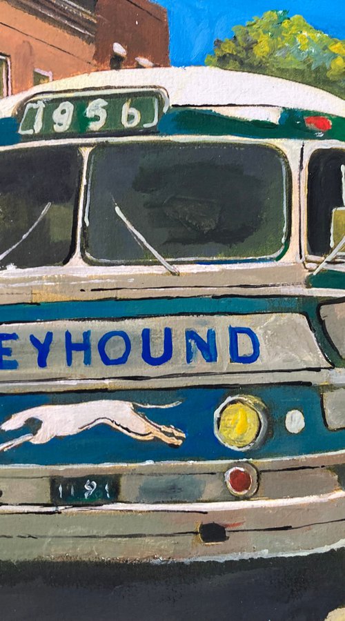 Bus In An American Town by Andrew  Reid Wildman