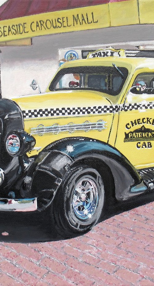 Checker Cab by Nina Elaine Thompson