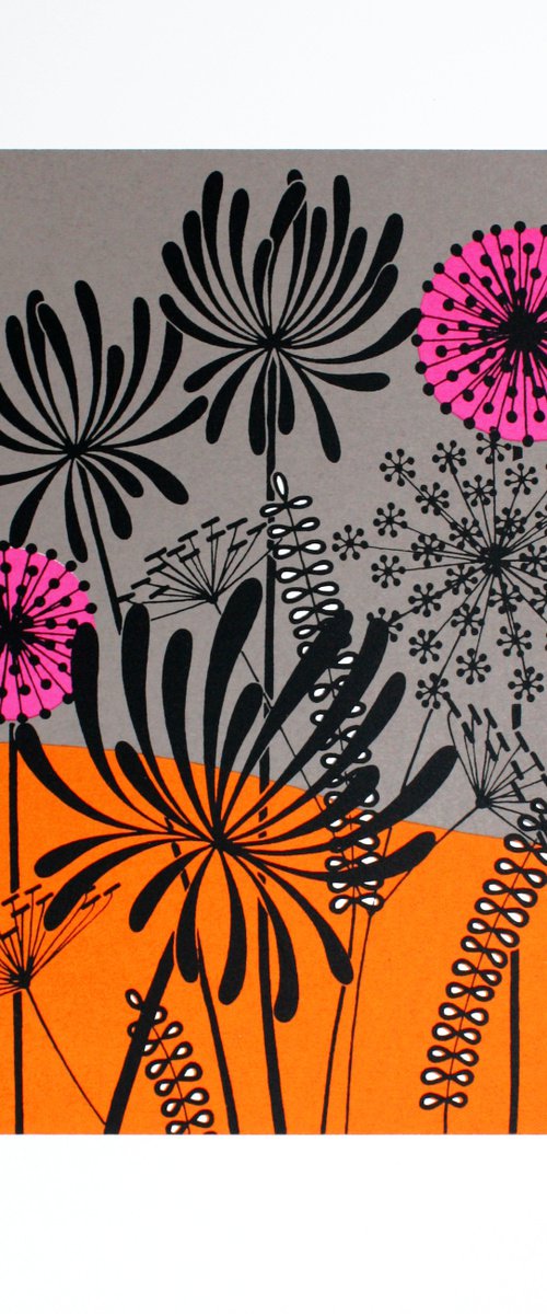 Fireworks (orange) by Kath Edwards