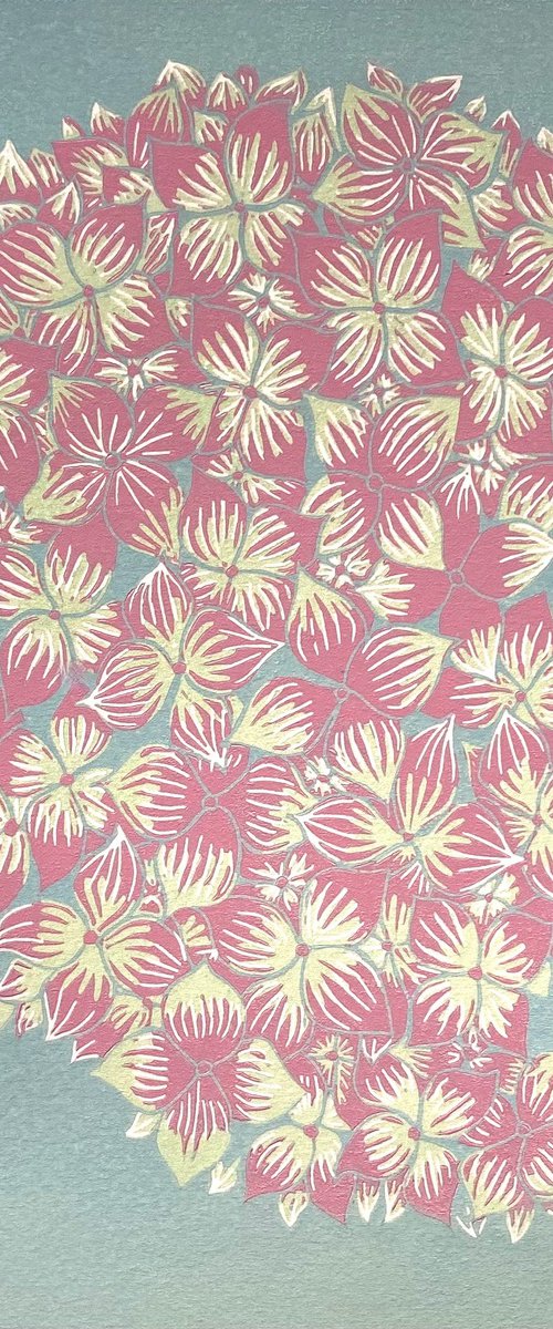 Hydrangea by Nathalie Pymm Art