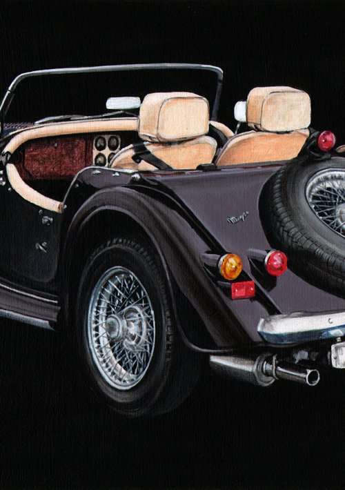 Black Morgan Roadster by Karl Hamilton-Cox