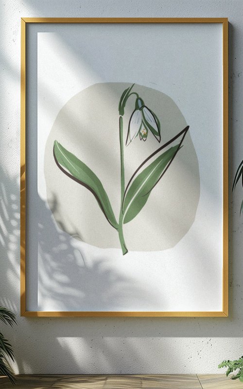 A SPRING SNOWDROP by Emma Evans-Freke