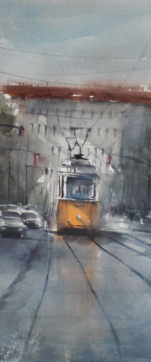 tram in Milan 11 by Giorgio Gosti