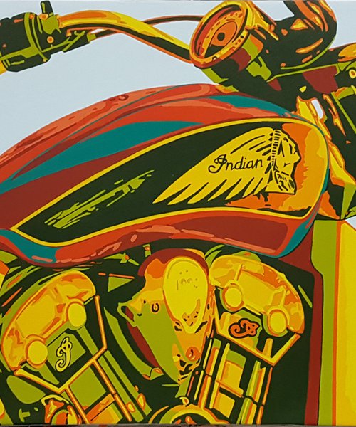 INDIAN Motorcycle by Sonaly Gandhi