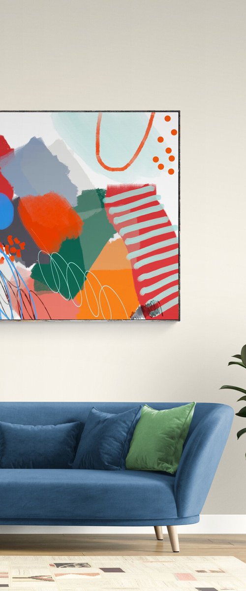 Modern orange by Sasha Robinson